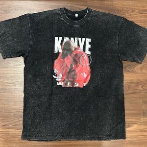 Kanye West Yeezy Donda Acid Wash Oversized T Shirt.